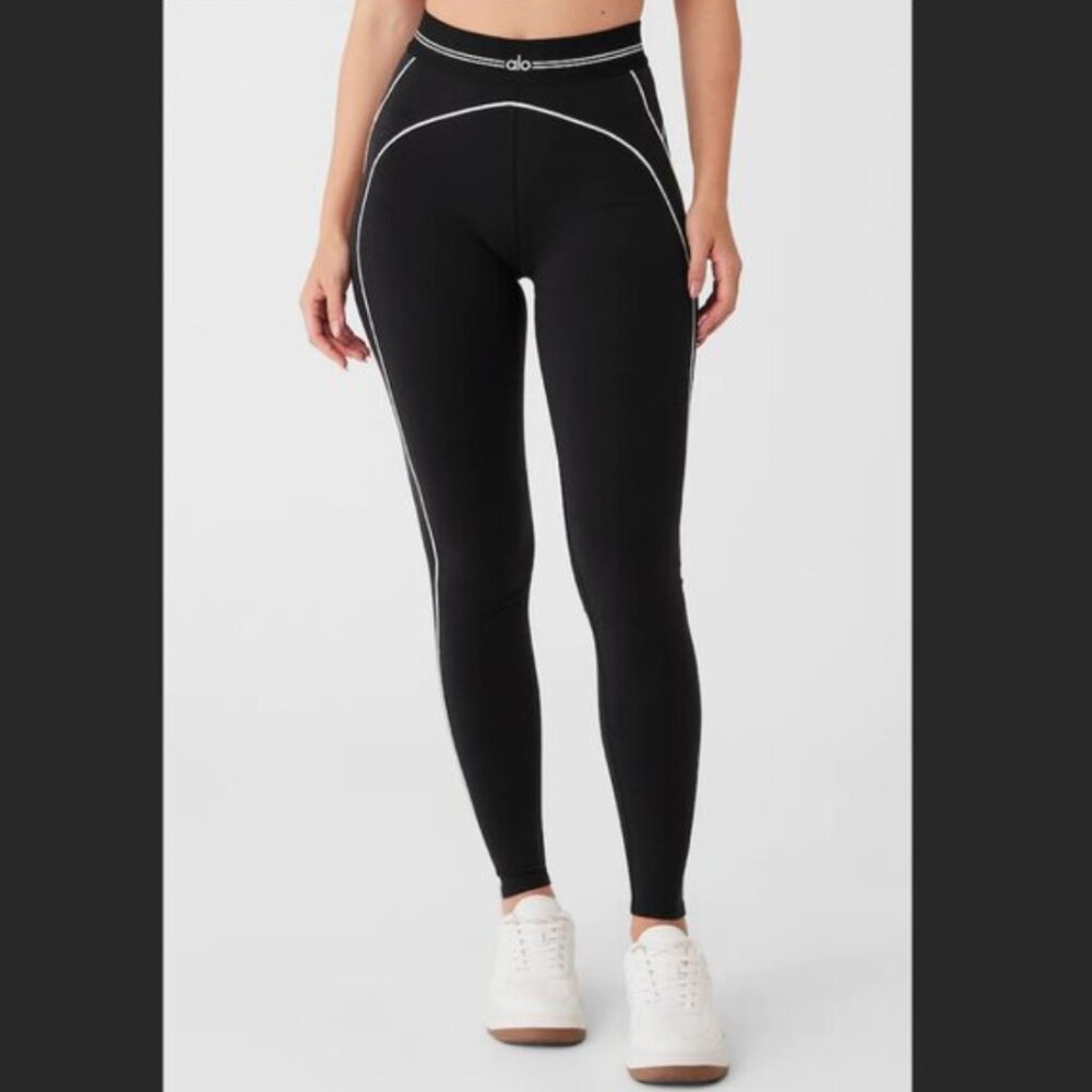 NWT ALO Yoga AIRBRUSH HIGH-WAIST HEART THROB LEGGING Size S